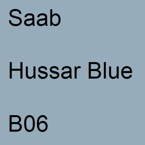 Saab, Hussar Blue, B06.